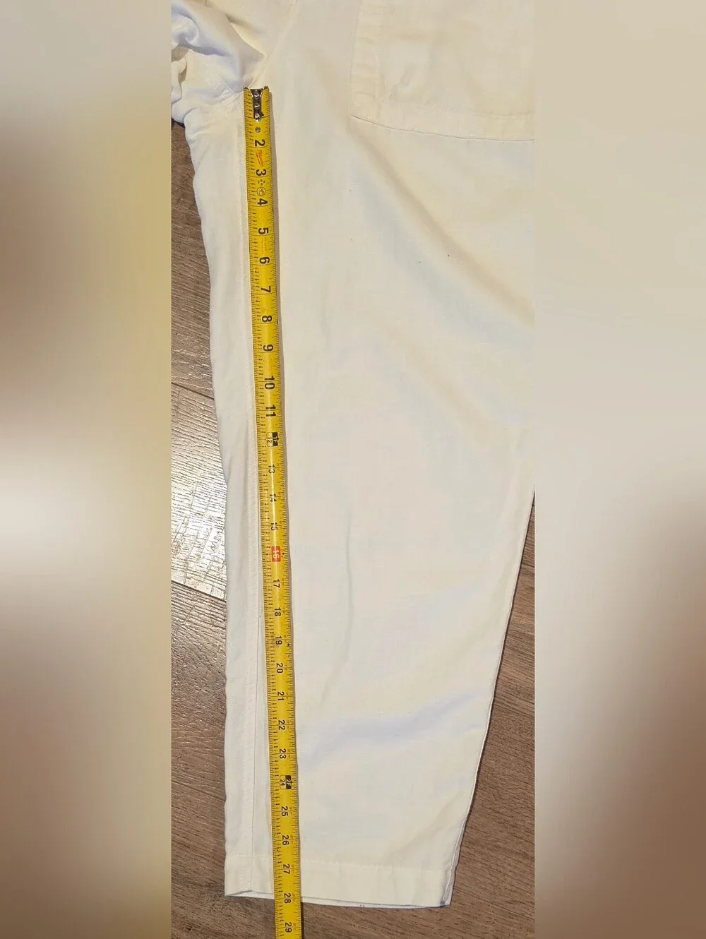 Banana Republic Ecru Cream Fatigue Baker Trousers Size 12L